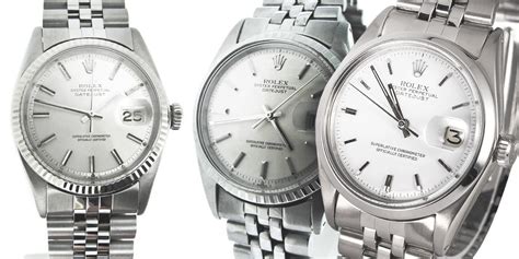 rolex datejust 1603 vs 16030